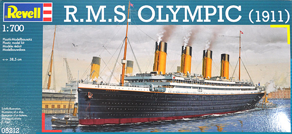 R.M.S. オリンピック (1911) プラモデル (Revell 1/700 艦船モデル No.05212) 商品画像