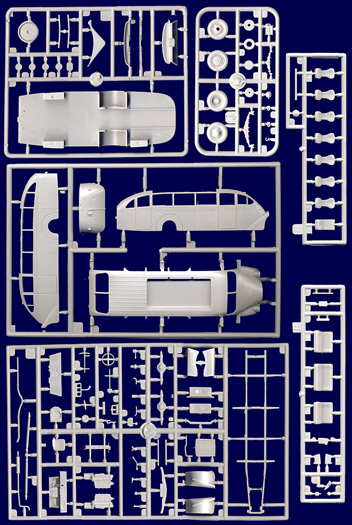 オペル プロバガンダ 観光バス アエロ 軍用タイプ プラモデル (ローデン 1/72 AFV MODEL KIT No.728) 商品画像_2