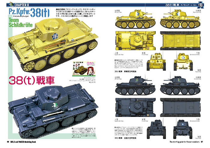 ガールズ&パンツァー モデリングブック 4号戦車 & 38(t)編 本 (大日本絵画 戦車関連書籍 No.23111) 商品画像_3