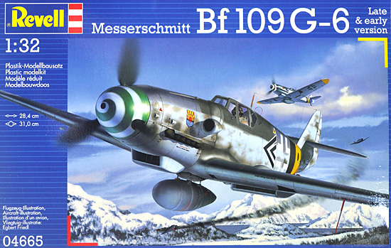 メッサーシュミット Bｆ109G-6 プラモデル (レベル 1/32 Aircraft No.04665) 商品画像