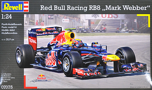 レッドブル レーシング RB8 マーク・ウェバー プラモデル (レベル 1/24 F1モデル No.07075) 商品画像