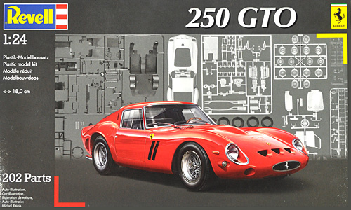 フェラーリ 250 GTO プラモデル (レベル カーモデル No.07077) 商品画像