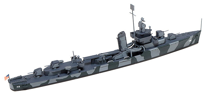 アメリカ海軍 駆逐艦 DD412 ハムマン プラモデル (タミヤ 1/700 ウォーターラインシリーズ No.911) 商品画像_4