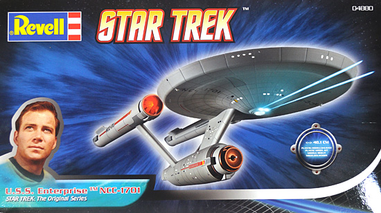 U.S.S. エンタープライズ NCC-1701 (TV 宇宙大作戦版) プラモデル (レベル スタートレック No.04880) 商品画像