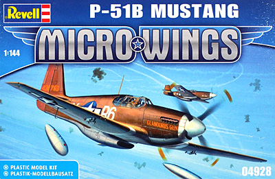 P-51B ムスタング プラモデル (レベル Micro Wings No.04928) 商品画像