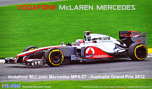 マクラーレン MP4-27 オーストラリアGP 2012 (ドライバーフィギュア付) プラモデル (フジミ 1/20 GPシリーズ SP （スポット） No.SP033) 商品画像