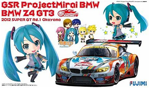 GSR Project Mirai BMW BMW Z4 GT3 (2012 SuperGT Rd.1 Okayama) プラモデル (フジミ Racing ミク シリーズ No.170015) 商品画像