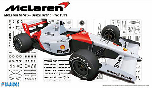 マクラーレン MP4/6 ブラジルGP 1991年 プラモデル (フジミ 1/20 GPシリーズ No.GP053) 商品画像