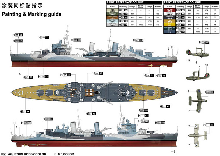 イギリス海軍 軽巡洋艦 HMS ベルファスト 1942 プラモデル (トランペッター 1/350 艦船シリーズ No.05334) 商品画像_2