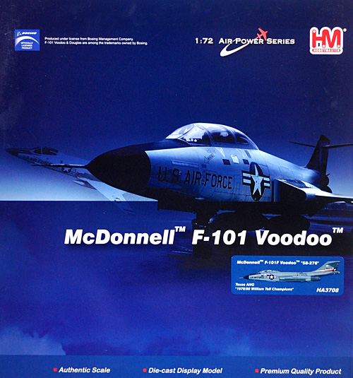F-101F ブードゥー ウィリアム・テル・チャンピオンズ 完成品 (ホビーマスター 1/72 エアパワー シリーズ （ジェット） No.HA3708) 商品画像
