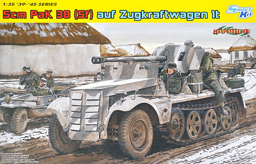 ドイツ 1tハーフトラック 5cm PaK38 対戦車砲搭載自走砲 プラモデル (サイバーホビー 1/35 AFV シリーズ （