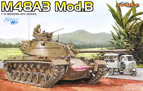 アメリカ M48A3 Mod.B パットン 主力戦車 プラモデル (サイバーホビー 1/35 Modern AFV Series No.3544) 商品画像