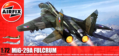 MiG-29A ファルクラム プラモデル (エアフィックス 1/72 ミリタリーエアクラフト No.A04037) 商品画像