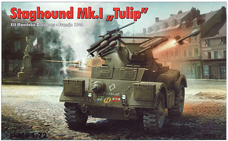 スタッグハウンド Mk.1 装甲車 Tulip ロケット弾搭載 プラモデル (RPM 1/72 ミリタリー No.72314) 商品画像