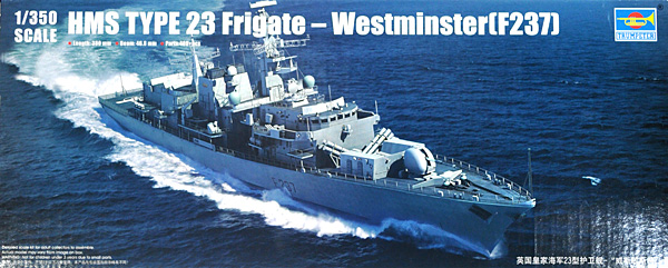 イギリス海軍 23型 フリゲート HMS ウェストミンスター (F237) プラモデル (トランペッター 1/350 艦船シリーズ No.04546) 商品画像