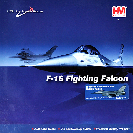 F-16CG ブロック40 ファイティング・ファルコン トリプル・ヤストレブ・キラー 完成品 (ホビーマスター 1/72 エアパワー シリーズ （ジェット） No.HA3814) 商品画像