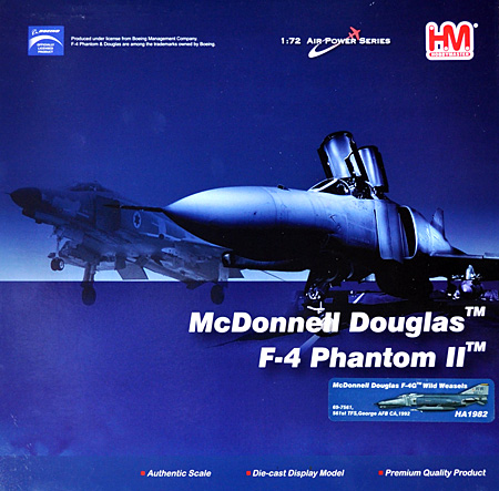 F-4G ファントム 2 ワイルド・ウィーゼル 完成品 (ホビーマスター 1/72 エアパワー シリーズ （ジェット） No.HA1982) 商品画像