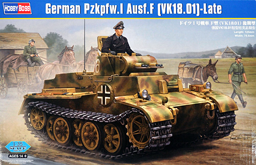 ドイツ 1号戦車 F型 (VK18.01) 後期型 プラモデル (ホビーボス 1/35 ファイティングビークル シリーズ No.83805) 商品画像