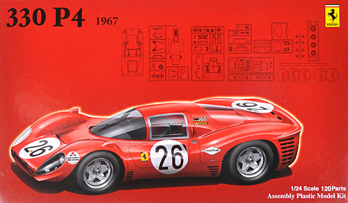 フェラーリ 330P4 1967年 デイトナ3位入賞 26号車 プラモデル (フジミ 1/24 リアルスポーツカー シリーズ No.048) 商品画像