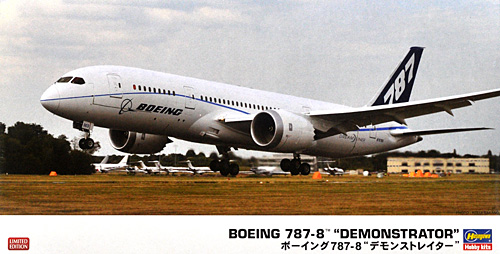 ボーイング 787-8 デモンストレイター プラモデル (ハセガワ 1/200 飛行機 限定生産 No.10697) 商品画像
