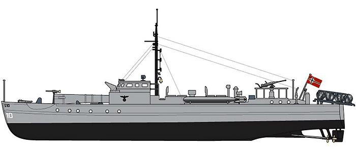 ドイツ Sボート プラモデル (エアフィックス Launches ＆ Ships No.A10280) 商品画像_1