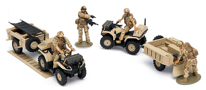 イギリス 4輪バギー(ATV) & クルー プラモデル (エアフィックス 1/48 ミリタリー No.A04701) 商品画像_3