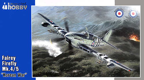 フェアリー ファイアフライ Mk.4/5 艦上戦闘機 朝鮮戦争 プラモデル (スペシャルホビー 1/48 エアクラフト プラモデル No.SH48136) 商品画像