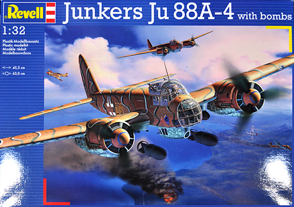 ユンカース Ju88A-4 プラモデル (レベル 1/32 Aircraft No.03988) 商品画像