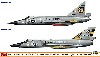 F-102A デルタダガー & F-106A デルタダート タイガースコードロン コンボ (2機セット)