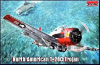 ローデン 1/48 エアクラフト プラモデル ノースアメリカン T-28C トロージャン 複座レシプロ艦上練習機