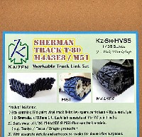 Kaizen 1/35 Workable Track Link Set T-80型 履帯セット (M4A3E8/M51)