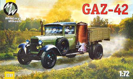 GAZ-42 木炭燃料トラック プラモデル (ミリタリーホイール 1/72 AFVキット No.7241) 商品画像