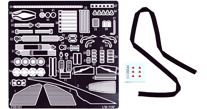 フェラーリ 150° イタリア グレードアップパーツ エッチング (スタジオ27 F-1 ディテールアップパーツ No.FP20111) 商品画像_1