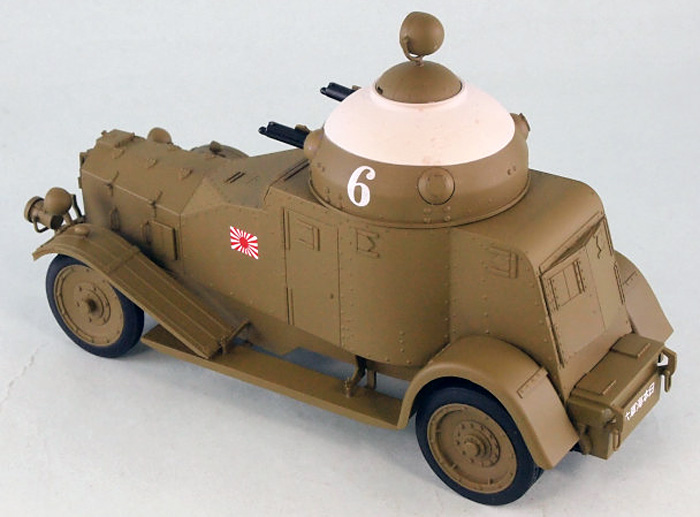 日本海軍 陸戦隊 ヴィッカース・クロスレイ M25 四輪装甲車 完成品 (ピットロード 塗装済完成品モデル No.G-027M) 商品画像_3