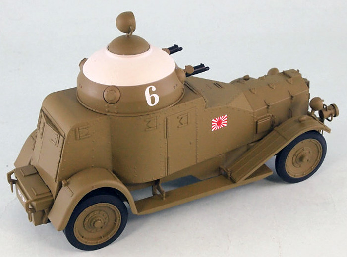 日本海軍 陸戦隊 ヴィッカース・クロスレイ M25 四輪装甲車 完成品 (ピットロード 塗装済完成品モデル No.G-027M) 商品画像_4