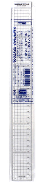 カッティングスケール (30cm) ステンレスエッジ加工 定規 (ハセガワ トライツール No.TT105) 商品画像