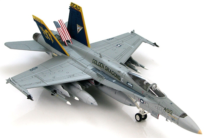 F/A-18C ホーネット VFA-192 ゴールデン・ドラゴンズ 2011 完成品 (ホビーマスター 1/72 エアパワー シリーズ （ジェット） No.HA3518) 商品画像_3