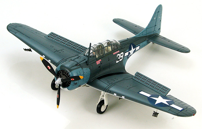 SBD-5 ドーントレス ホワイト39 完成品 (ホビーマスター 1/72 エアパワー シリーズ （レシプロ） No.HA0170) 商品画像_3