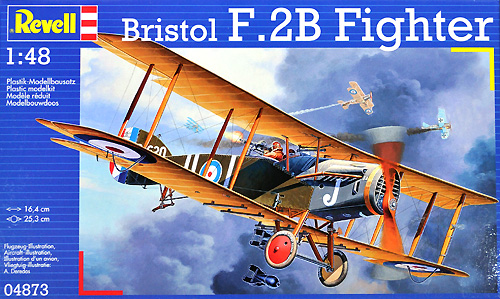 ブリストル F.2B 戦闘機 プラモデル (レベル 1/48 飛行機モデル No.04873) 商品画像