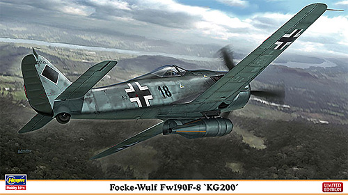 フォッケウルフ Fw190F-8 第200爆撃航空団 プラモデル (ハセガワ 1/48 飛行機 限定生産 No.07352) 商品画像