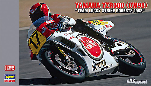 ヤマハ YZR500 (OW98) チーム ラッキーストライク ロバーツ 1988 プラモデル (ハセガワ 1/12 バイク 限定生産 No.21707) 商品画像