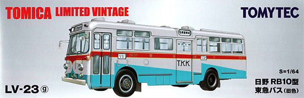 日野 RB10型 東急バス (旧塗装) ミニカー (トミーテック トミカリミテッド ヴィンテージ No.LV-023g) 商品画像