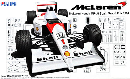 マクラーレン ホンダ MP4/6 スペイングランプリ 1991年 プラモデル (フジミ 1/20 GPシリーズ SP （スポット） No.SP034) 商品画像