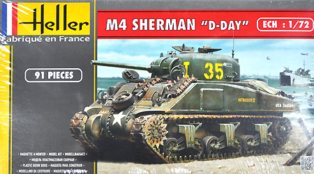 M4 シャーマン D-DAY プラモデル (エレール 1/72 ミリタリー No.79892) 商品画像