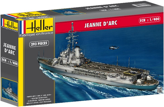 ジャンヌダルク フランスヘリ空母 プラモデル (エレール 1/400 艦船モデル No.81034) 商品画像