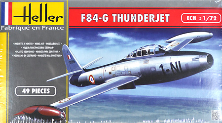 F-84G サンダージェット (フランス空軍 戦闘爆撃機) プラモデル (エレール 1/72 エアクラフト No.80278) 商品画像