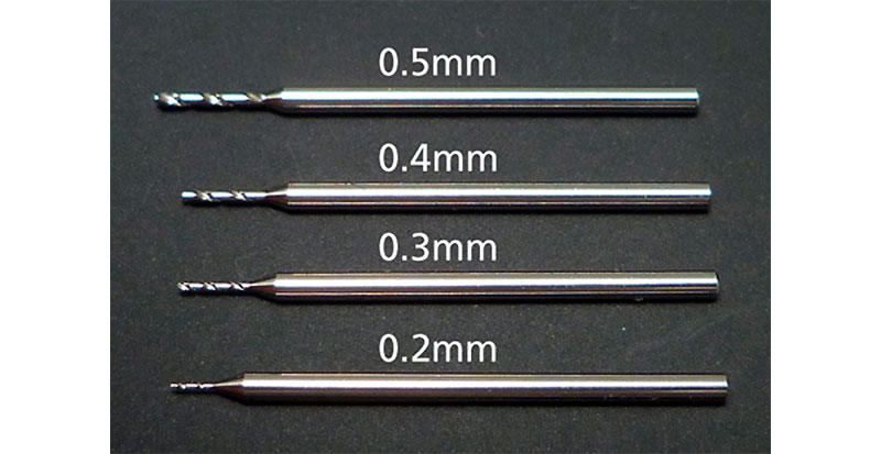 精密ドリル刃 0.2mm (軸径 1.0mm) ドリル刃 (タミヤ タミヤ クラフトツール No.113) 商品画像_3