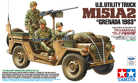アメリカ M151A2 グレナダ侵攻作戦 プラモデル (タミヤ 1/35 ミリタリーミニチュアシリーズ No.332) 商品画像