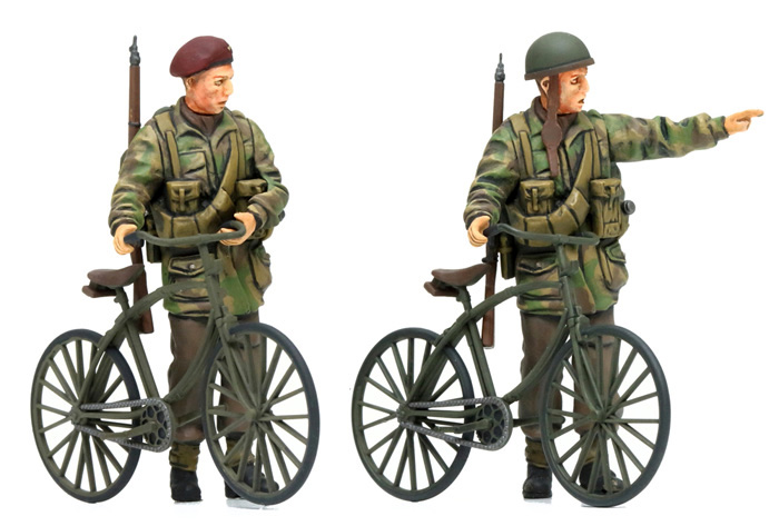 イギリス軍 空挺兵 自転車セット プラモデル (タミヤ 1/35 ミリタリーミニチュアシリーズ No.333) 商品画像_2