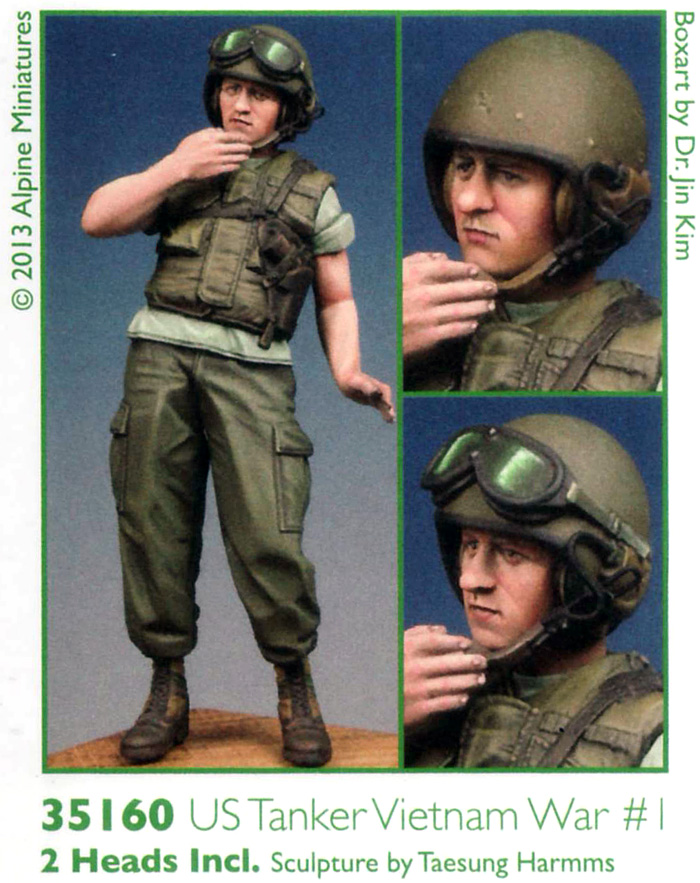 米戦車兵 ベトナム戦争 #1 レジン (アルパイン 1/35 フィギュア No.AM35160) 商品画像_2